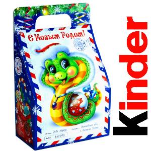 Детский подарок на Новый Год в жестяной упаковке весом 335 грамм по цене 1312 руб в Приозерске